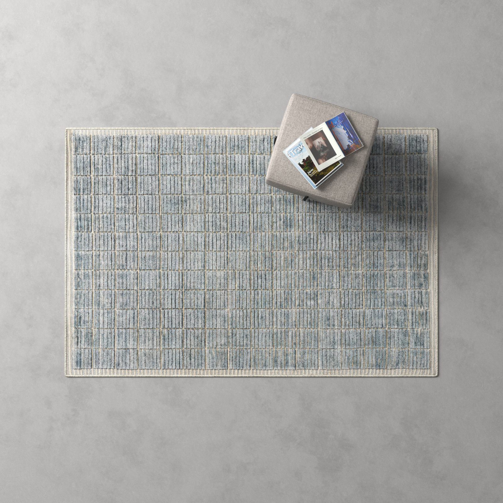 Jacey Hand-Woven Rug, Rectangle 4' x 6'