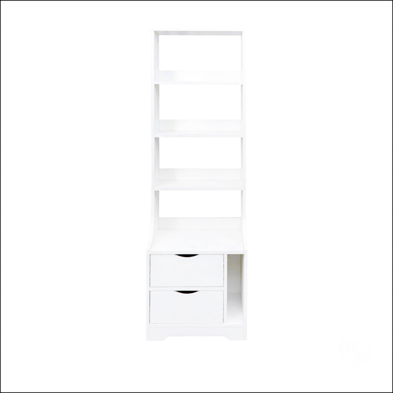 Table de chevet avec bibliothèque