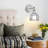 Battery Operated Tulip Wall Sconce Set Of 2 With Remote & Bulb, Dimmable Wireless Rechargeable Wall Lights (3 Color Temp & 12 Rgb) For Bedroom Living Room Hallway-123247236-123247241