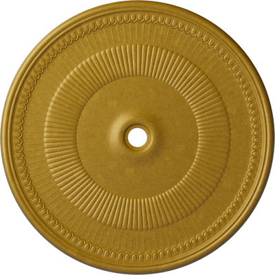 Médaillon de plafond Endurathane Milan, DE 47 5/8 po x P 2 3/4 po, finition de rêve minuit peinte à la main