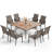 Sutiya 8 - Person Metal Patio Dining Set with Square Table