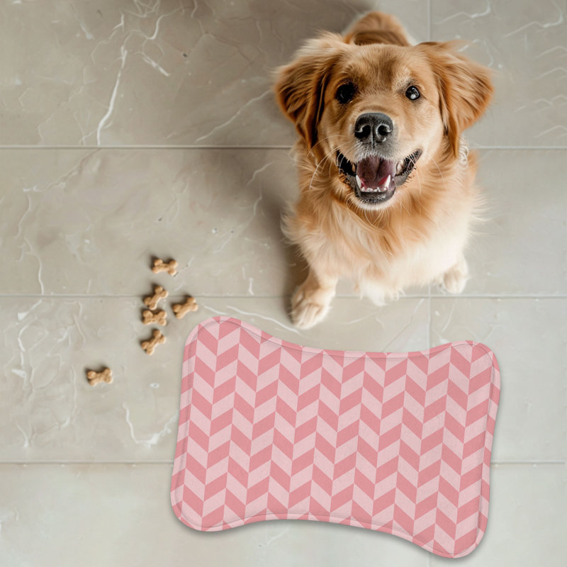 Shimmer Chic - Tapis d'alimentation en os 1 pièce