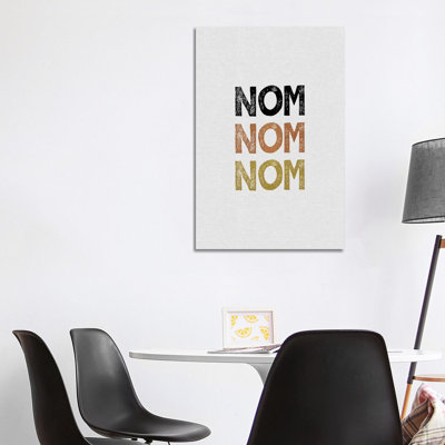 Nom Nom Nom by Orara Studio - Wrapped Canvas Gallery-Wrapped Canvas Giclée
