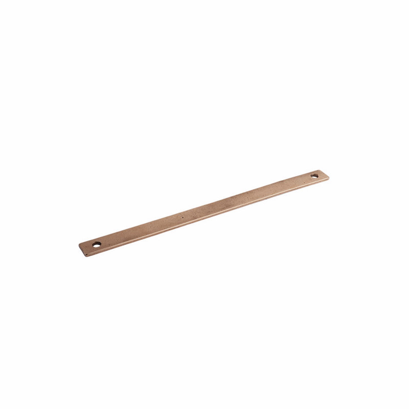 Schaub Vinci contre-plaque pour armoire / tiroir, Bronze naturel, H 11 po x l 0,75 po