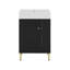 Petit meuble-lavabo avec lavabo simple en céramique 21,6 po-1428462112