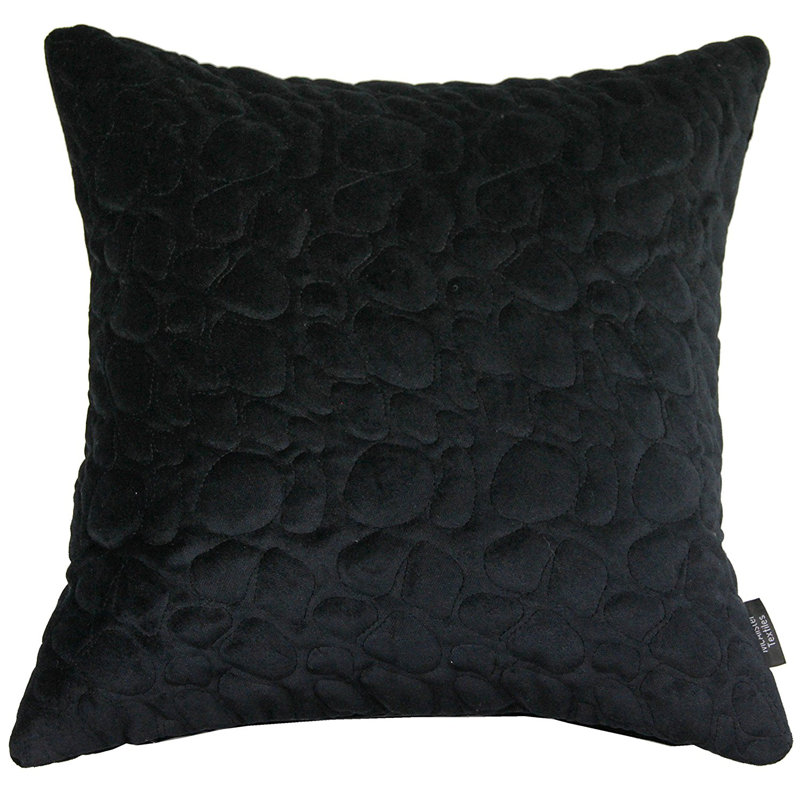 Mccart Square Cushion Cover, 49 x 49cm, Black