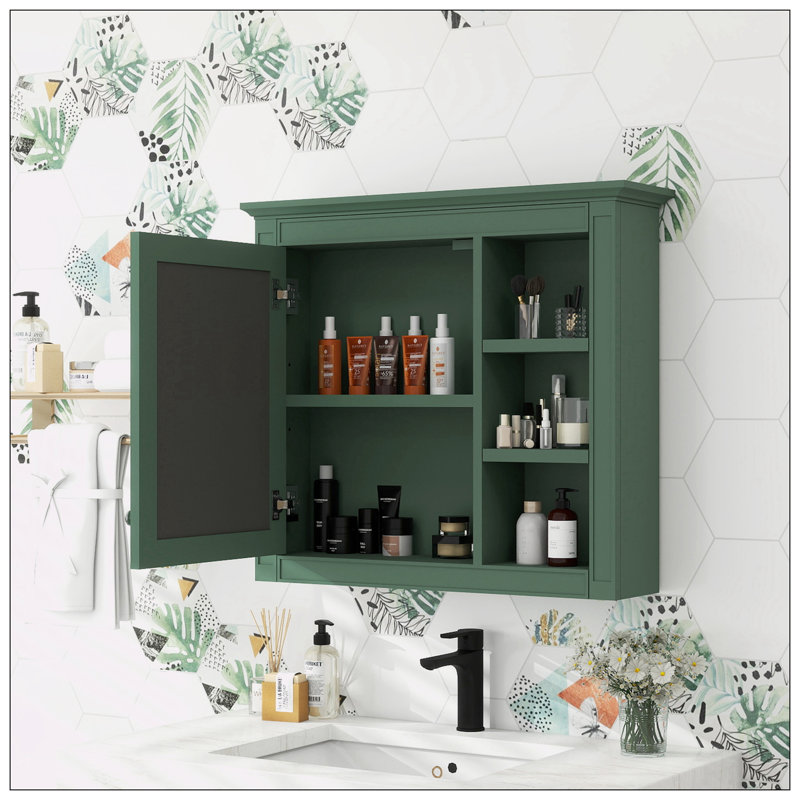Pharmacie murale 30 "x 28", Vert