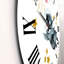 Petit pingouin volant avec étoiles et planètes I - Horloge murale-60327009