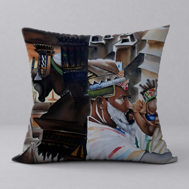 Reversible Throw Pillow