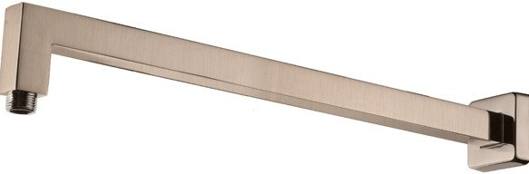 Shower Arm and Flange, Brushed Nickel