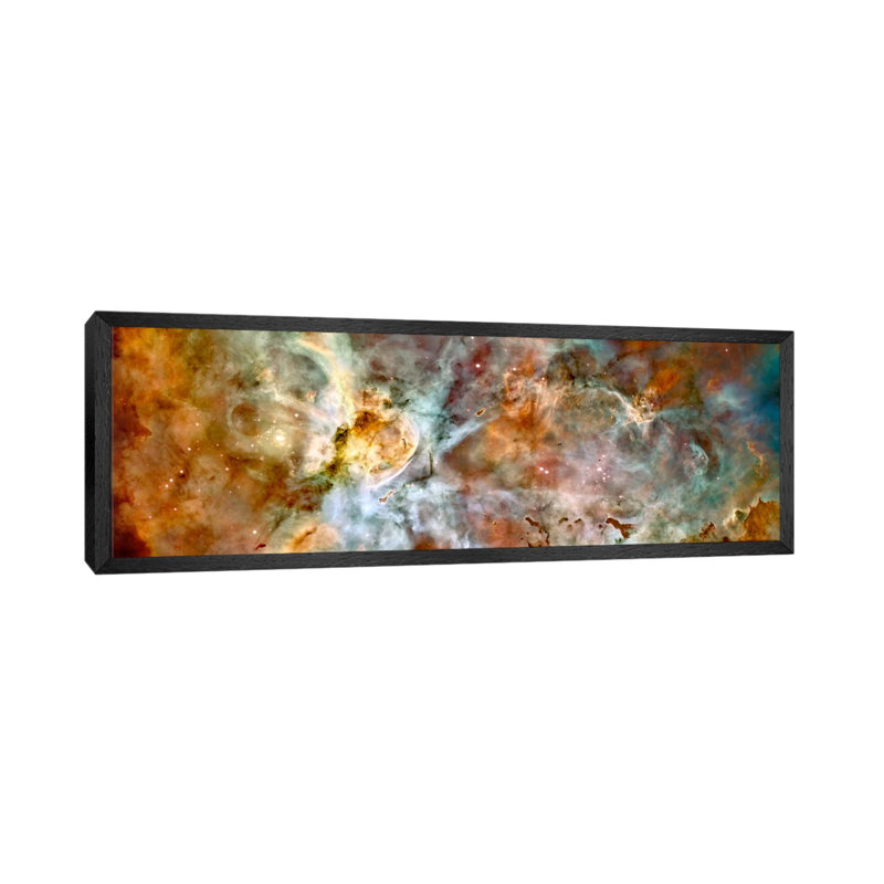 Carina Nebula (Hubble Space Telescope)' Graphic Art, 182.88 cm H x 60.96 cm W, Black Floater Framed