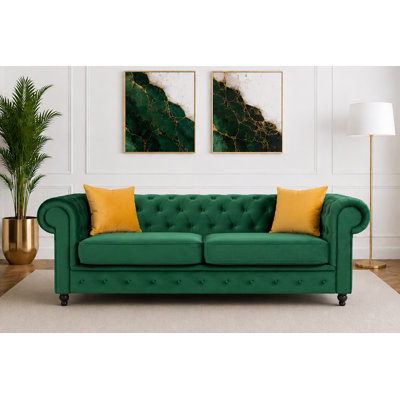 Frances 3 Seater Chesterfield Sofa Velvet