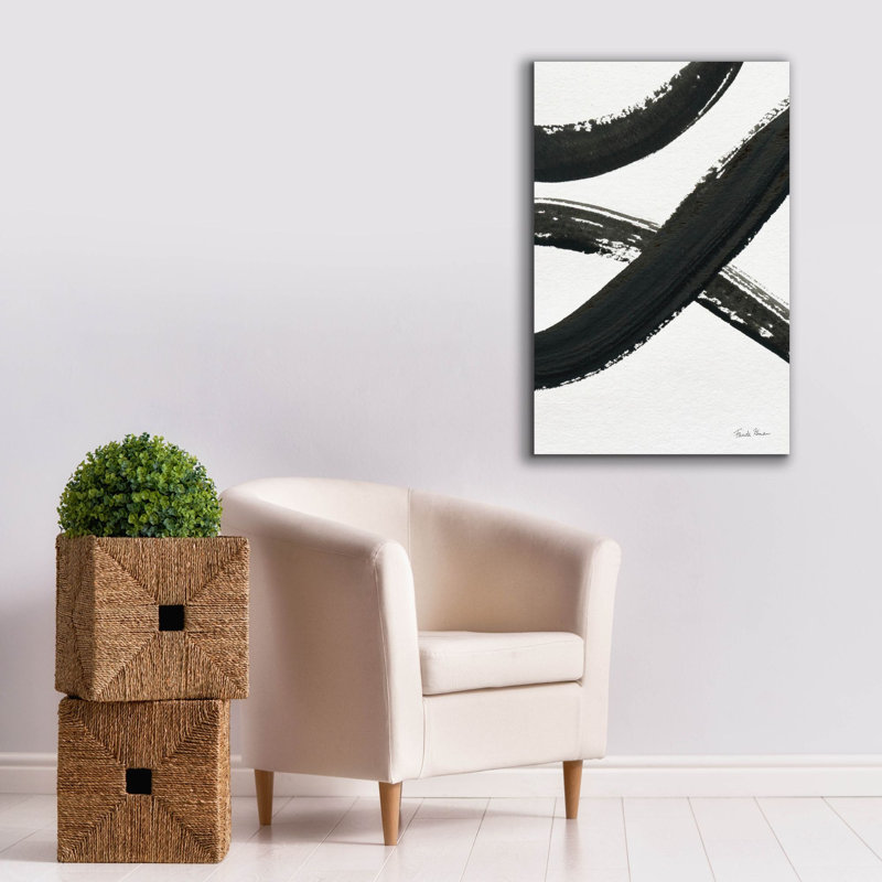Toile épique Graffiti «Inky 6» par Farida Zaman, 26 po x 40 po, H 40 po x l 26 po