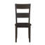 Chaises d'appoint à dossier en noyer vieilli