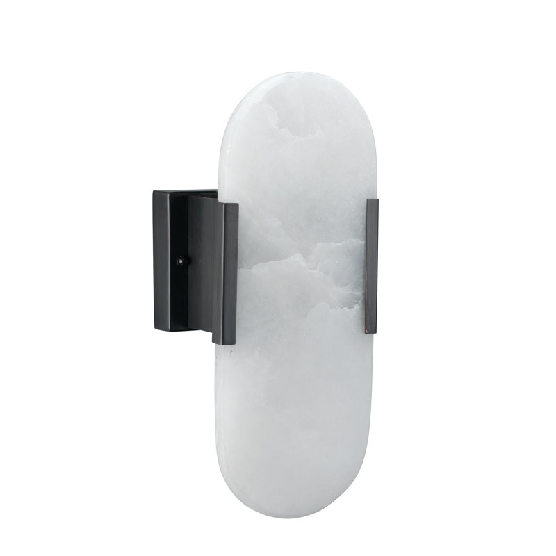 Delphi 1 - Light Flush Mounted Sconce, Oil Rubbed Bronze