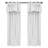 Recycled Cotton Blend Ruffle Tie-Top Curtain Pair-1504319492-1504319489