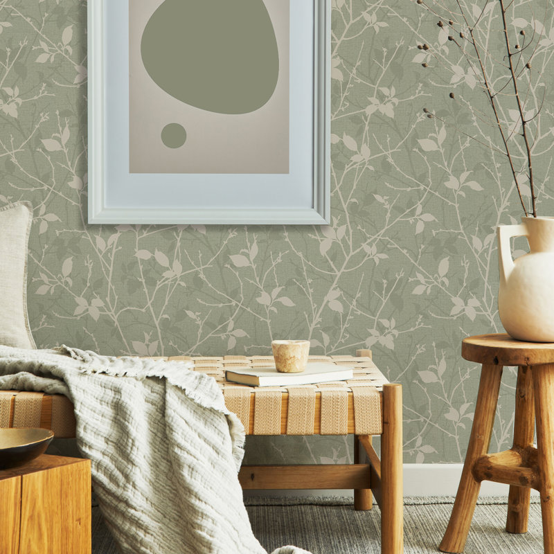 Double rouleau floral Grimbald, Sauge