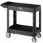 Chariot de service 2 tablettes 550 lb 31,3 x 17,7 po avec roues