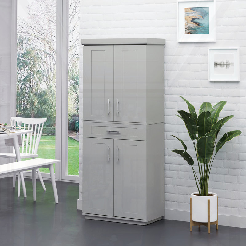 Modern Kitchen Pantry Freestanding Cabinet