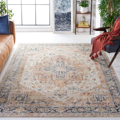 Tapis argenté / ivoire Silverado 110