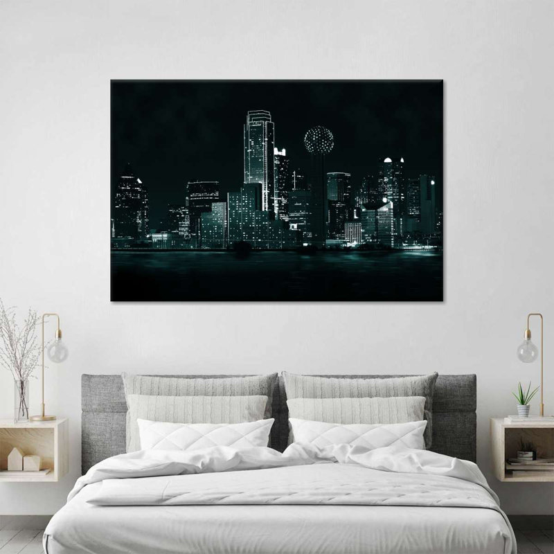 Dallas, impression sur toile, H 26 po x l 39 po x P 1,25 po