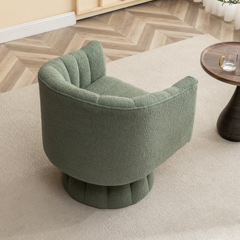 Fauteuil Tuyen, 100 % polyester vert