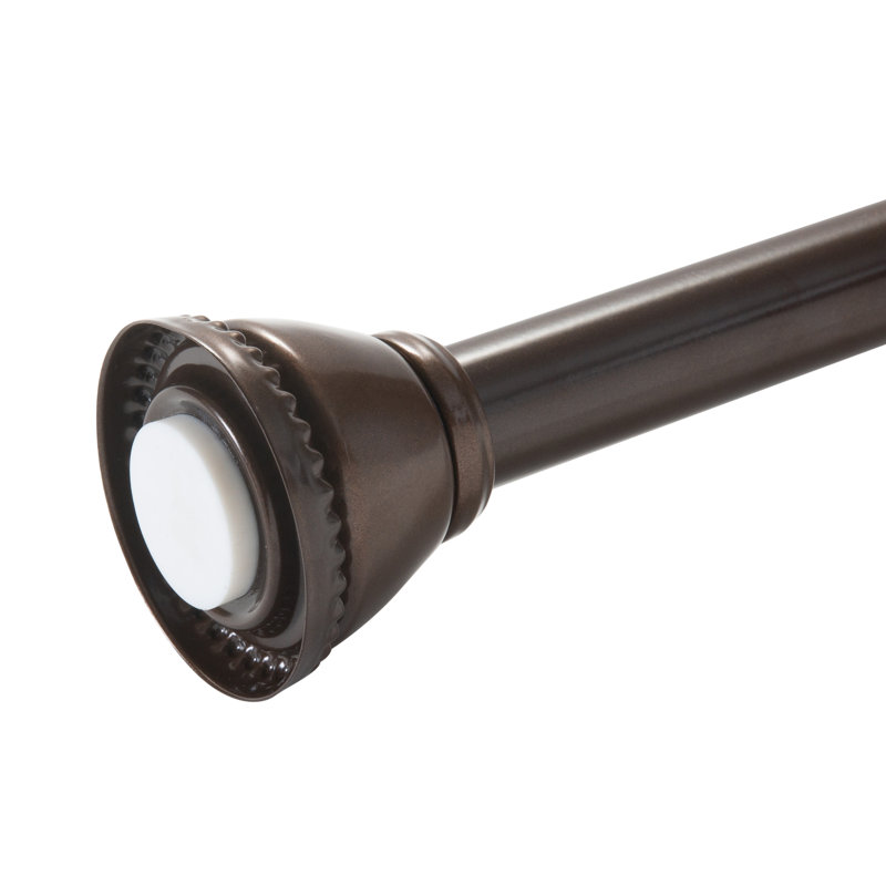 Bronze Adjustable Tension Shower Rod 42"-72"