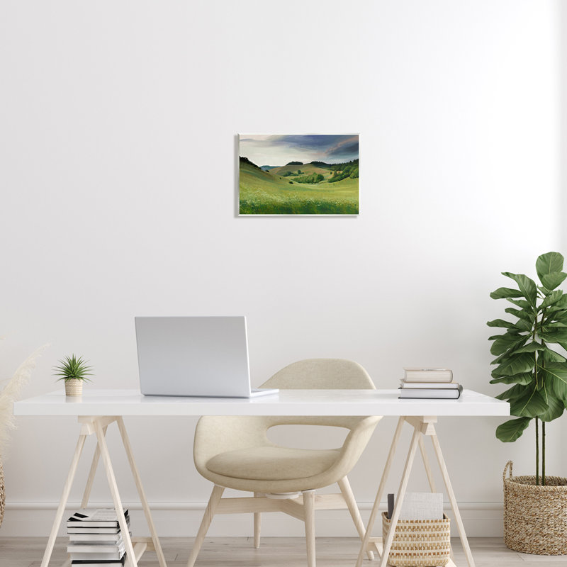 «Rolling Country Hills», Ziwei Li, H 10 po x l 15 po x P 0,5 po