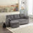 Modular Sectional Sofa L Shaped Modular Couch with Reversible Chaise-1458439920