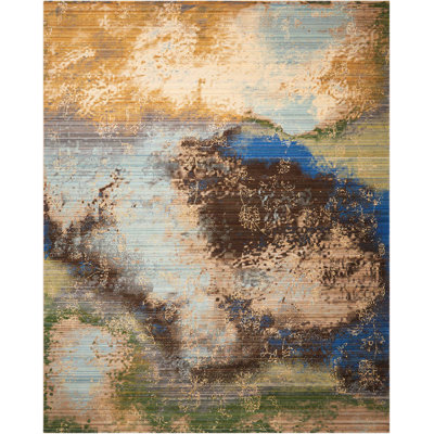 Tapis brun Shenita
