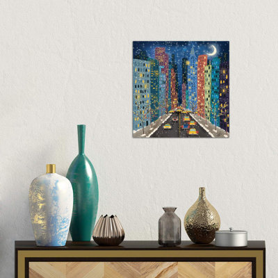 42nd Street 1 Piece Wrapped Canvas Painting