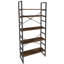 Berthold 182cm H x 80cm W Iron Etagere Bookcase