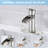 Single Handle Waterfall Spout Single Hole Bathroom Faucet With Deck And Supply Lines-107928629