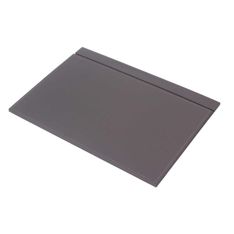 Michi Leather / Faux Leather Desk Organiser Set, Grey