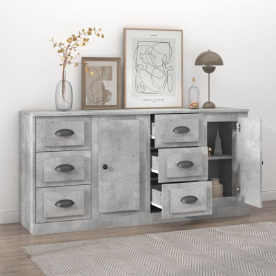 Whitham Sideboards 2 pcs Engineered Wood