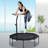 Pirecart 50" Foldable Trampoline with Adjustable Handle Bar, Max Load 330lbs