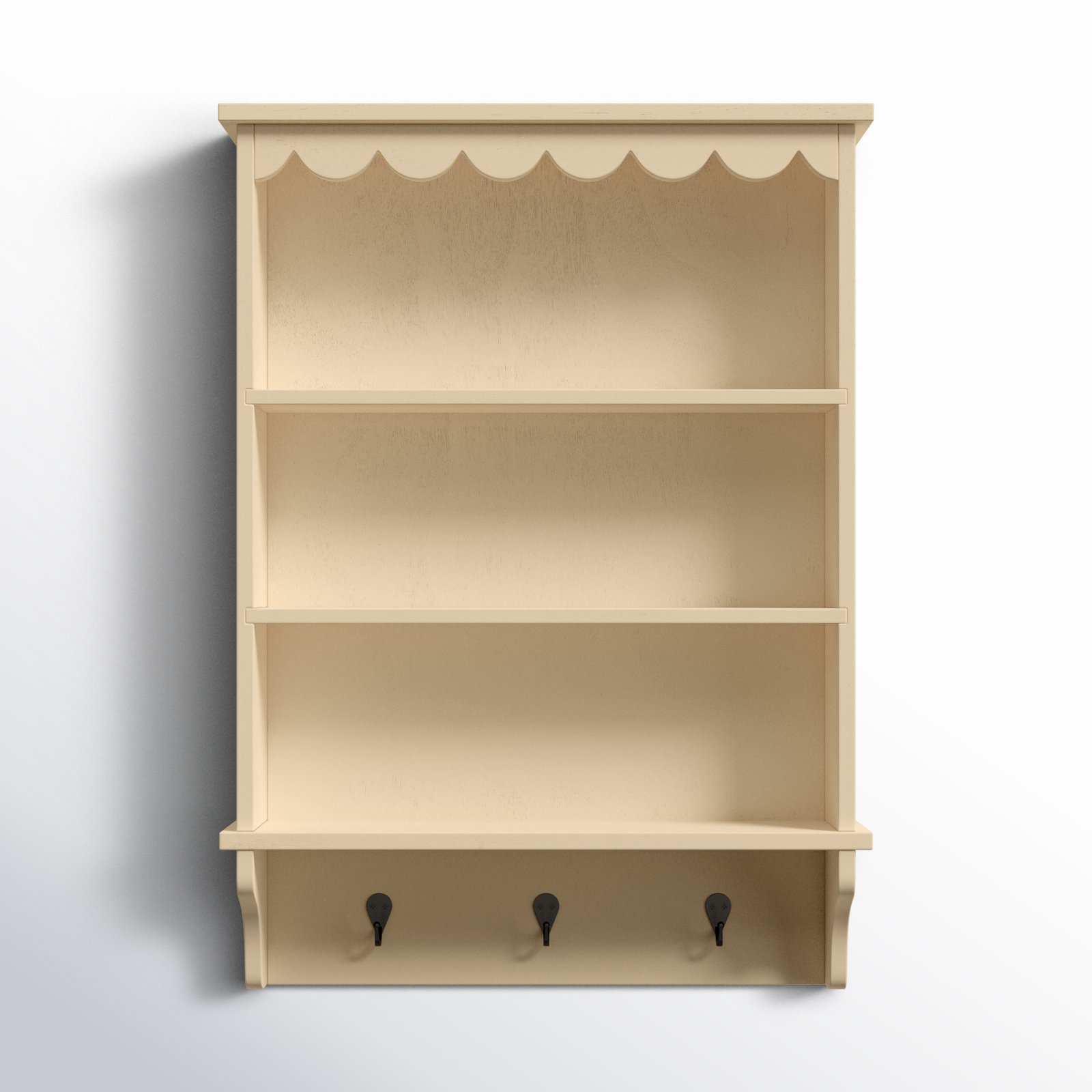 Edan 3 Hook Wall Rack, Natural