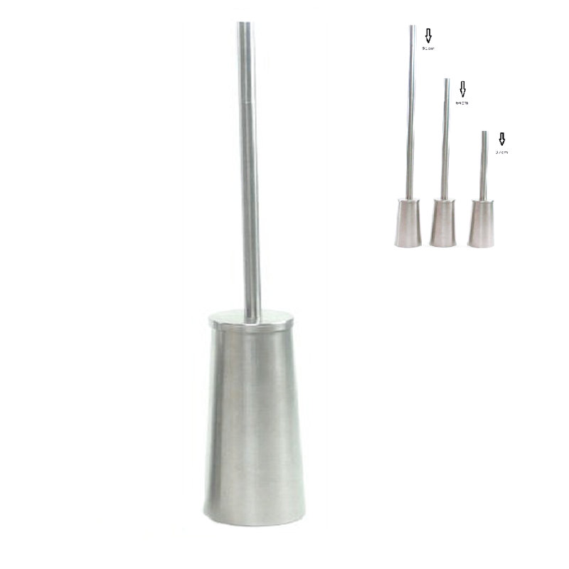 Free-Standing Toilet Brush and Holder
