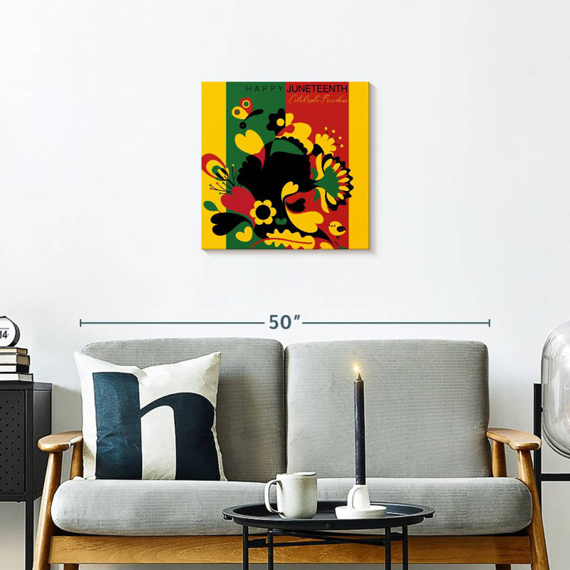 Lelend Juneteenth, 20" H x 20" W