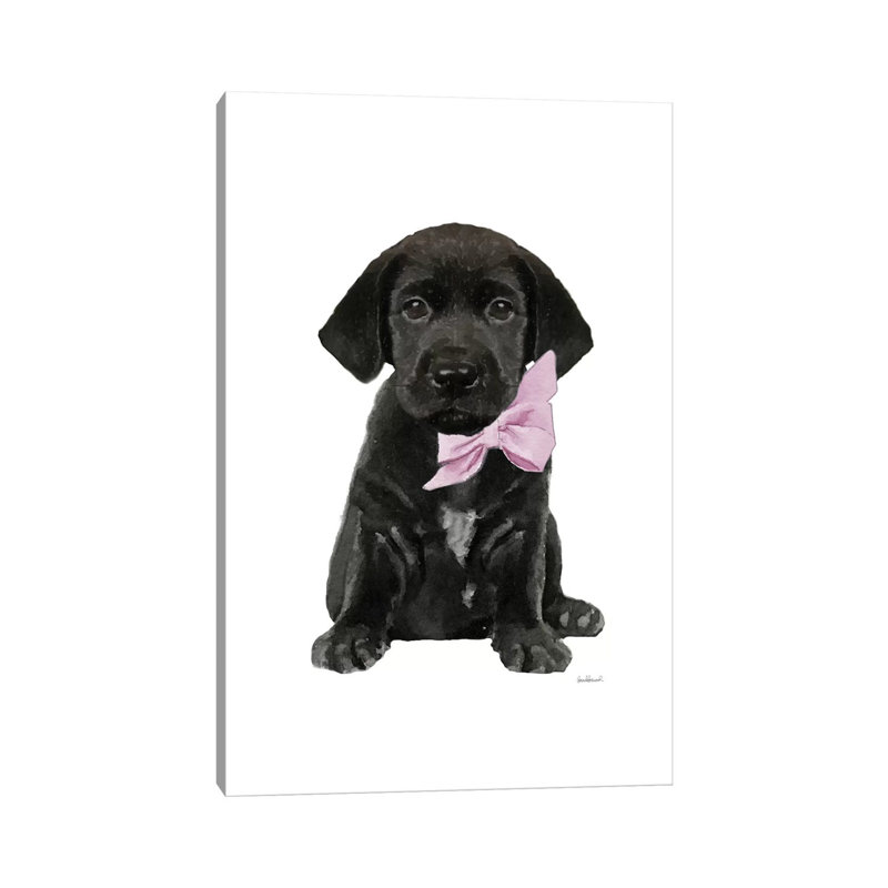 Black Labrador by Amanda Greenwood - Wrapped Canvas Painting, 101.6 cm H x 66.04 cm W x 3.175 cm D