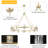 Dimmable Round Crystal Cup Style Wagon Wheel Chandelier For Dining Room Living Room-2092226850-2099897867