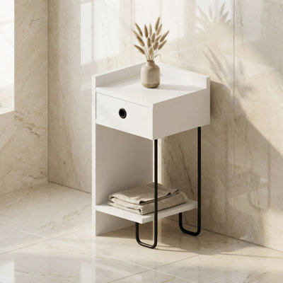 Sirius Asymmetrical 12.6" W x 24.0" H x 11.8" D Nightstand