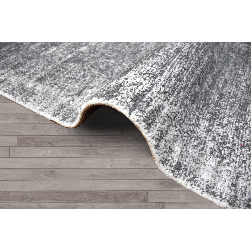 Indoor Rug, Gray, Runner 2'4" x 8'