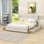 Queen Size Upholstered Platform Bed with Storage Drawers-926028816
