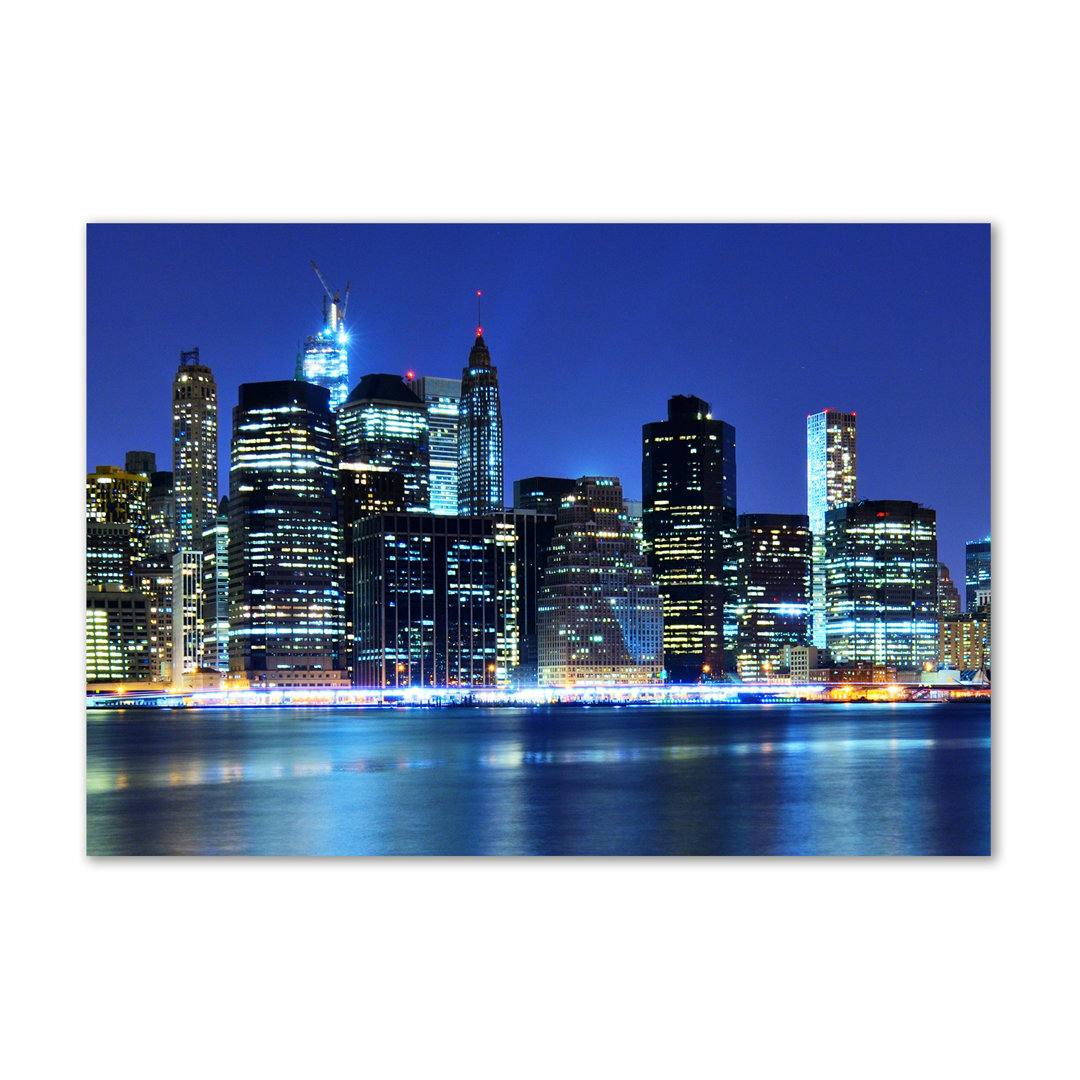 Manhattan New York - Wrapped Canvas Kunstdrucke