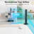 40 Inch Bladeless 60 Degree Oscillating Tower Fan With Aromatherapy Diffuser And Insertable Remote, Features With 38Db Low Noise Operating, 15H Timing, WIFI Control, Black