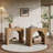 Set Of 2 Farmhouse End Table With Storage Shelf