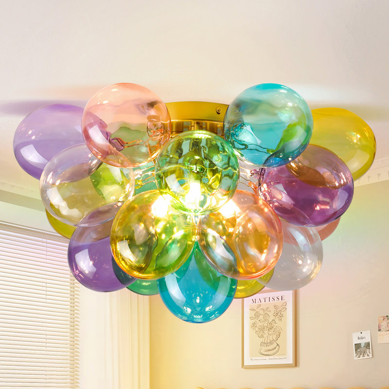 Petit luminaire suspendu 3 lumières Chandelier 15 pouces