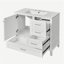 Armoire de rangement moderne de 36 po avec cadre en pin massif, 1 porte à fermeture douce et 3 tiroirs, armoire de rangement moderne-1090998986