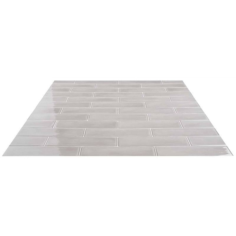 Stacy Garcia ArtBlock 4x16 Glossy Porcelain Tile, Grigio